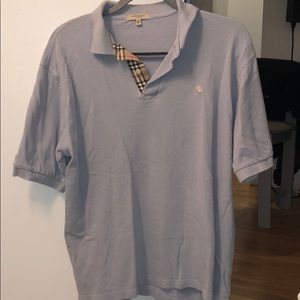 Burberry Brit men’s Polo shirt in light blue